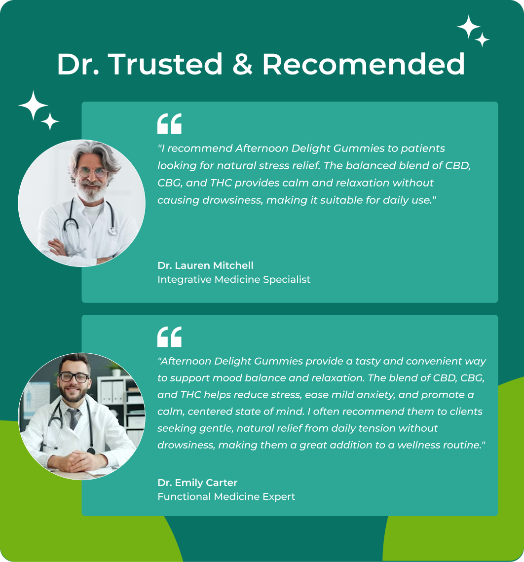 Afternoon Delight CBD + THC Gummies